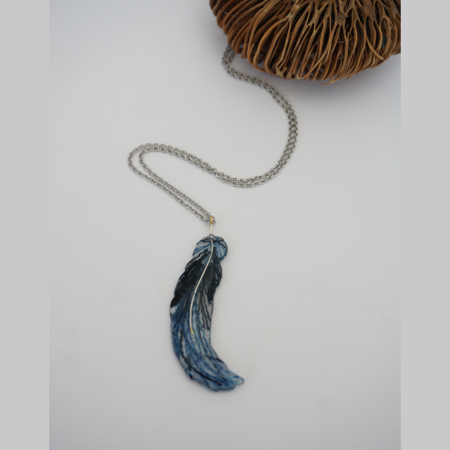 Feather - necklace
