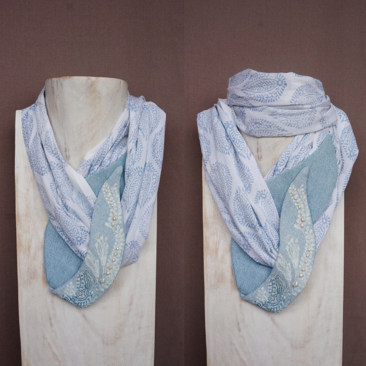 "Pearl Flowers" - Textile Carf