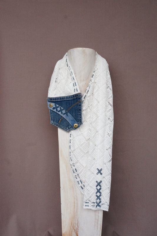 “A Pocket for Stories” - Textile Scarf