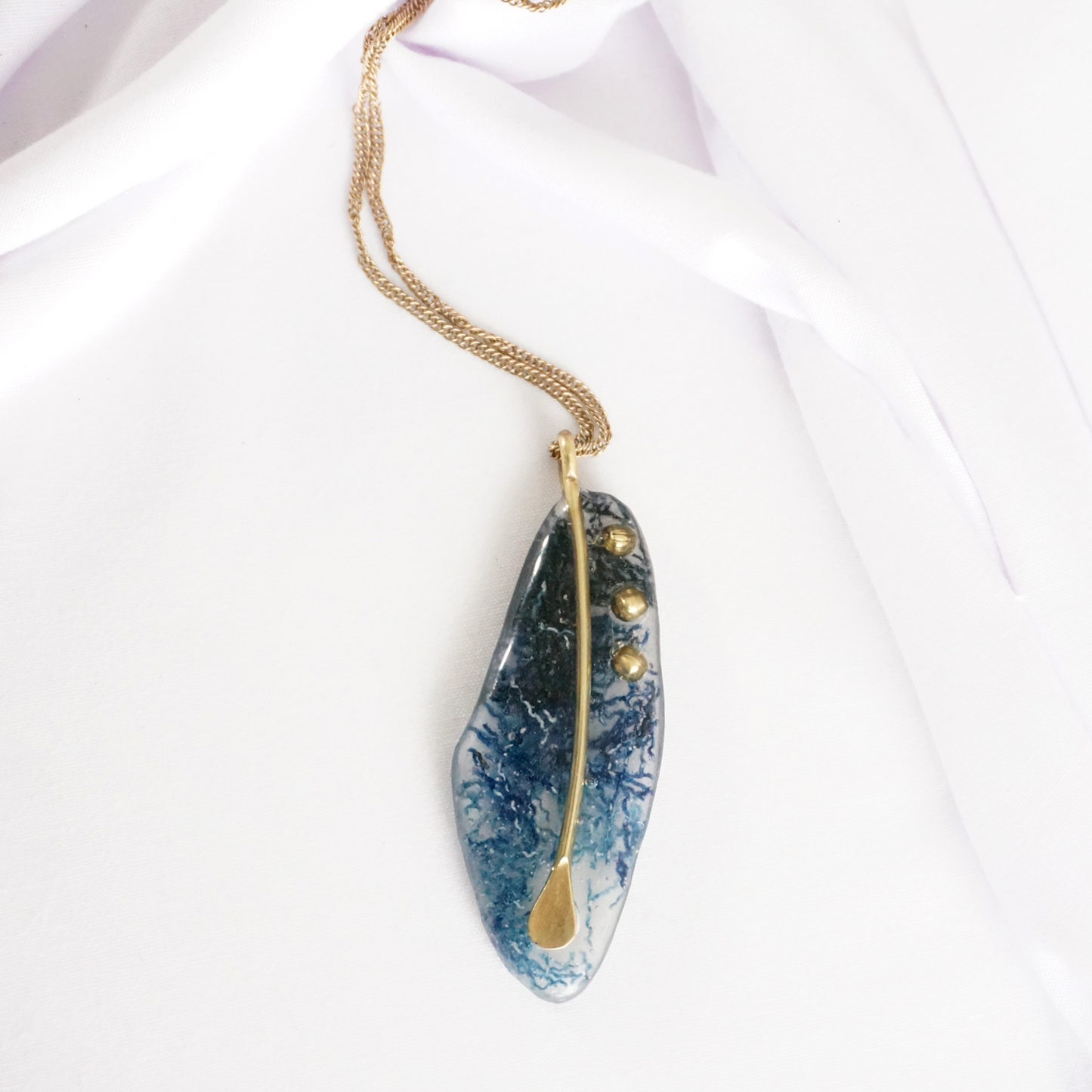 Denim Necklace