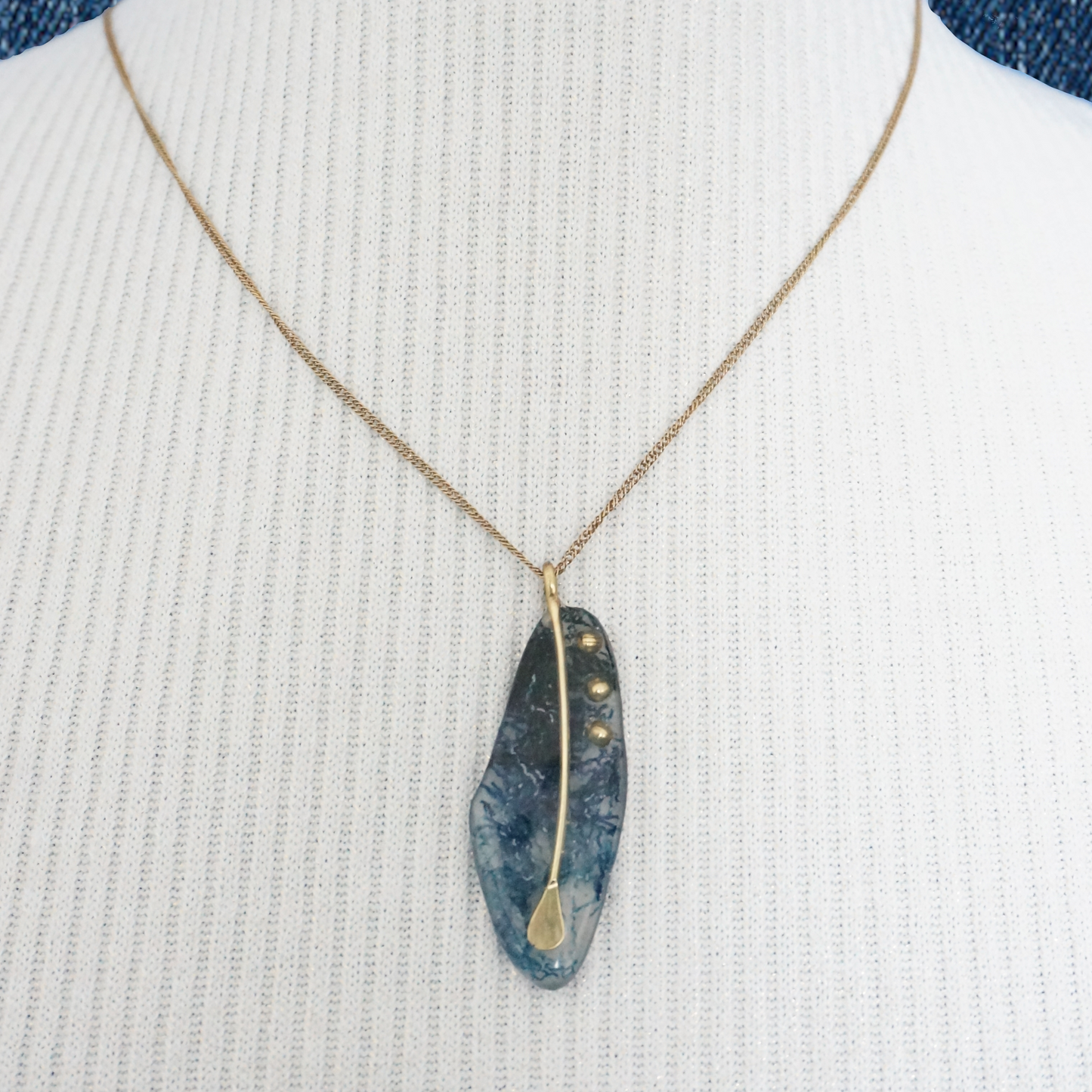 Denim Necklace