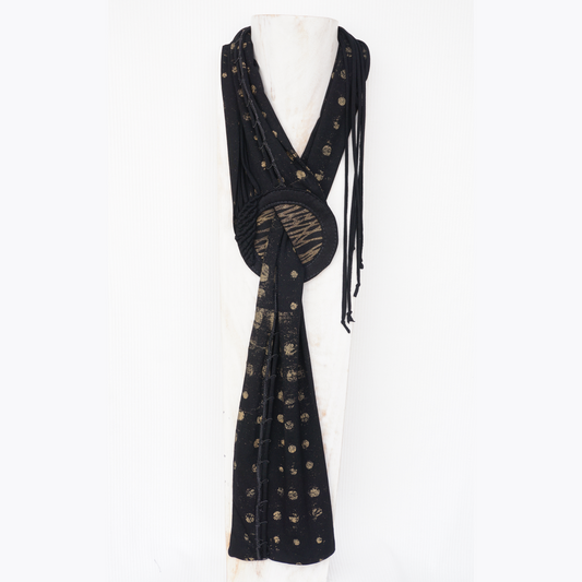 "Nocturne Halo" - Textile Scarf