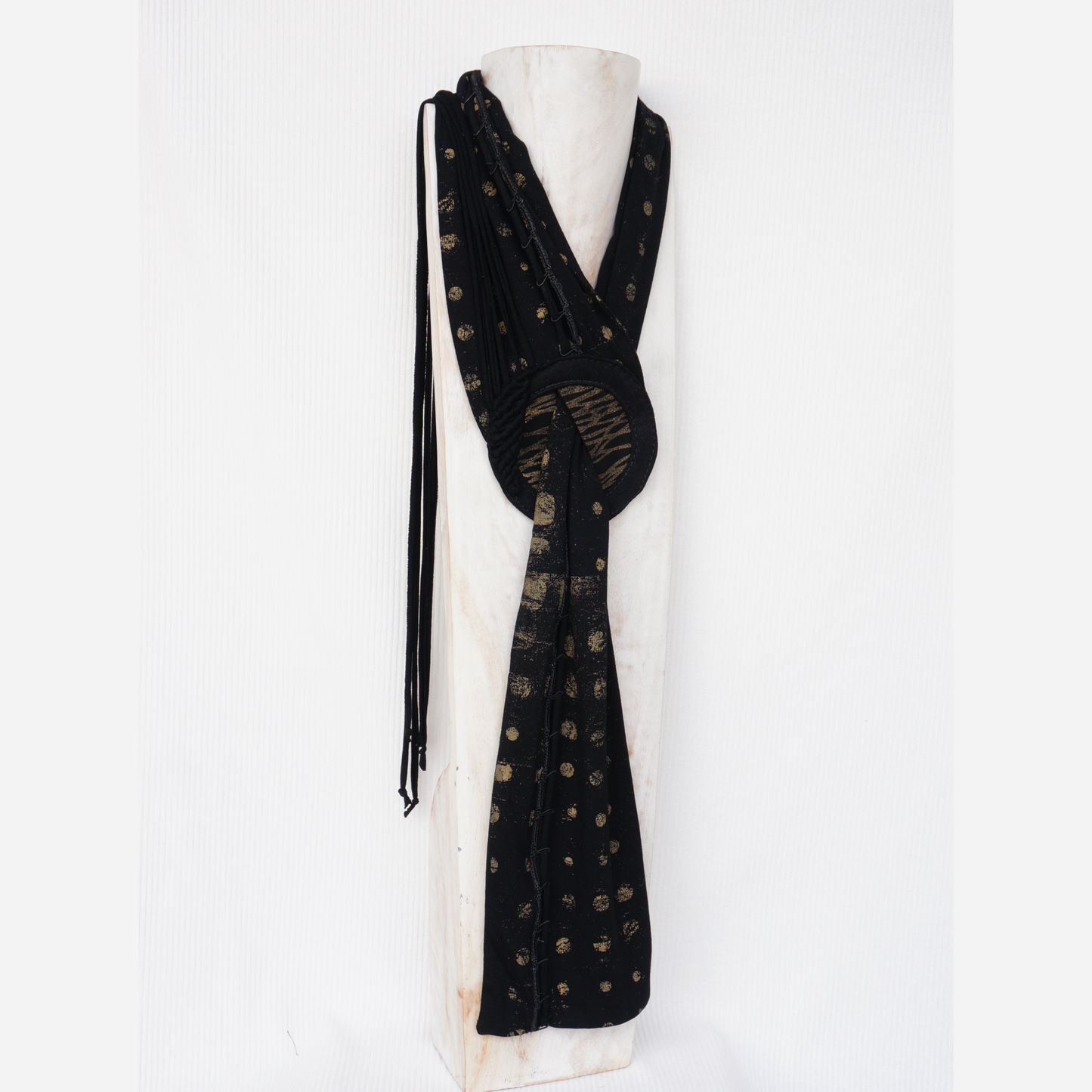 "Nocturne Halo" - Textile Scarf