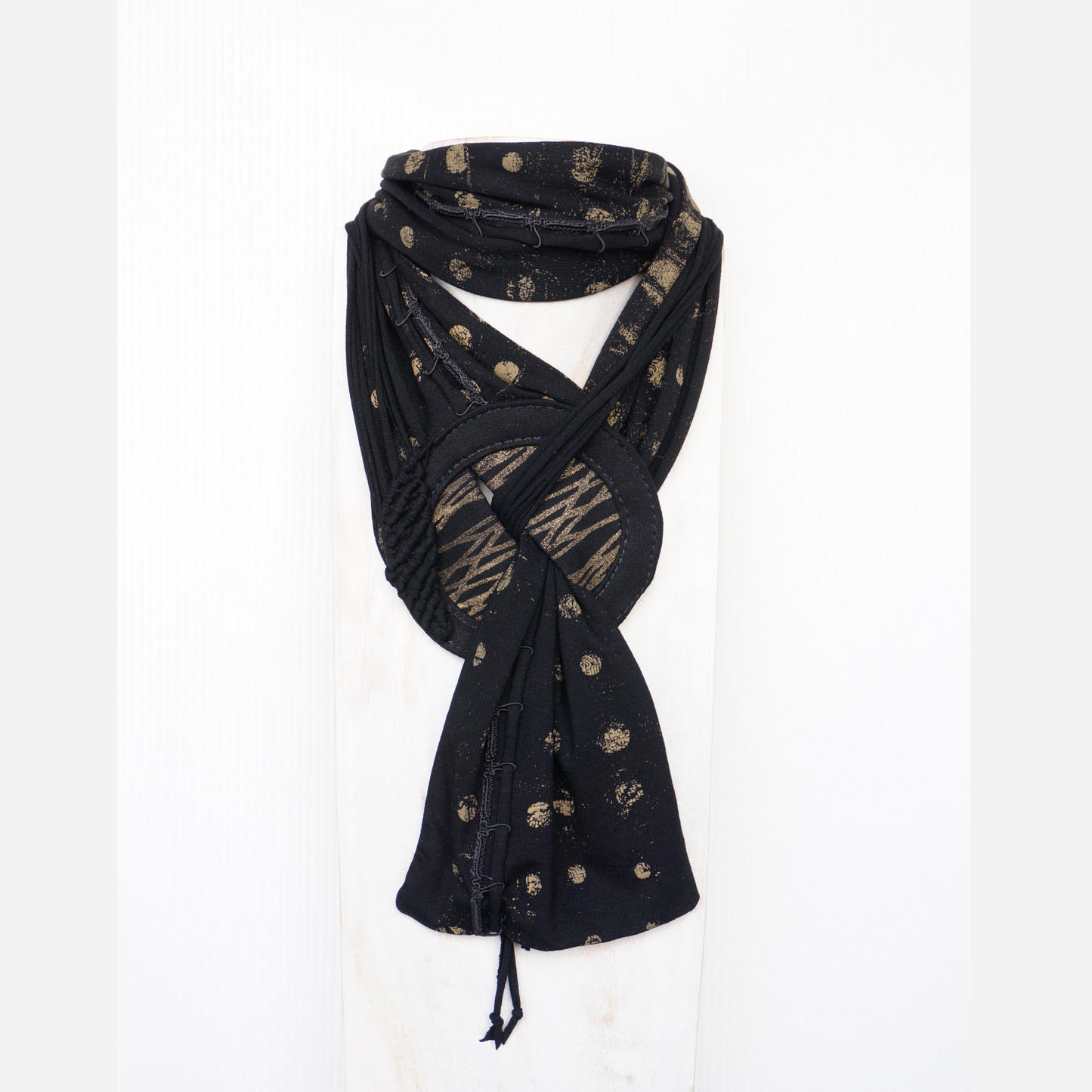 "Nocturne Halo" - Textile Scarf