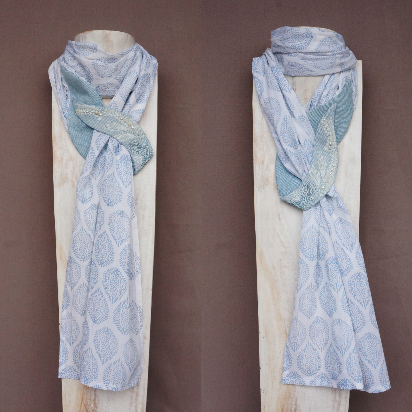 "Pearl Flowers" - Textile Carf