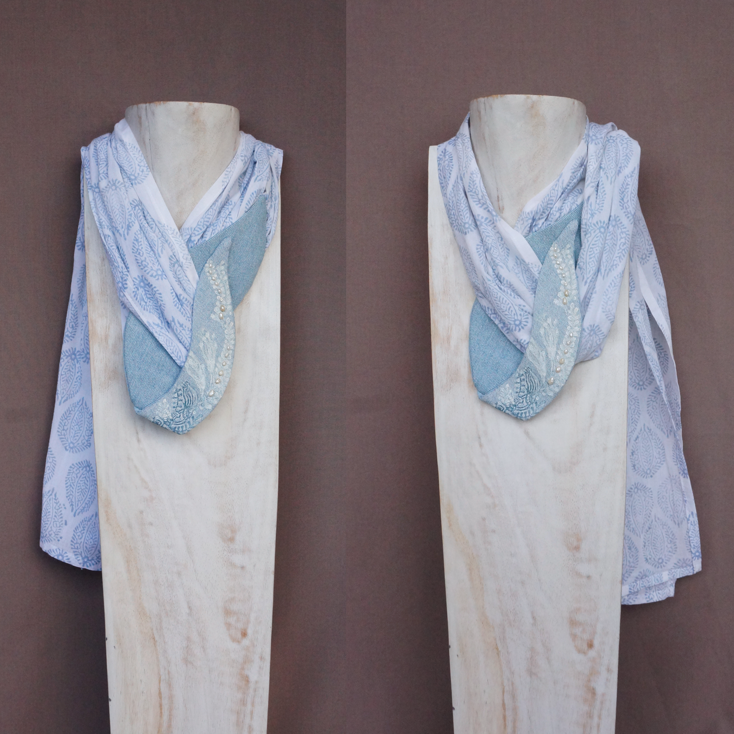"Pearl Flowers" - Textile Carf