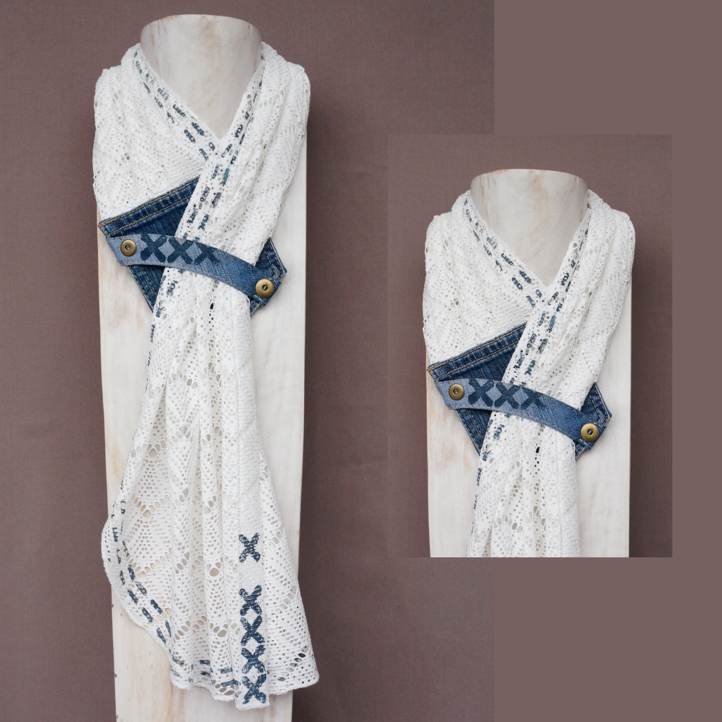 “A Pocket for Stories” - Textile Scarf