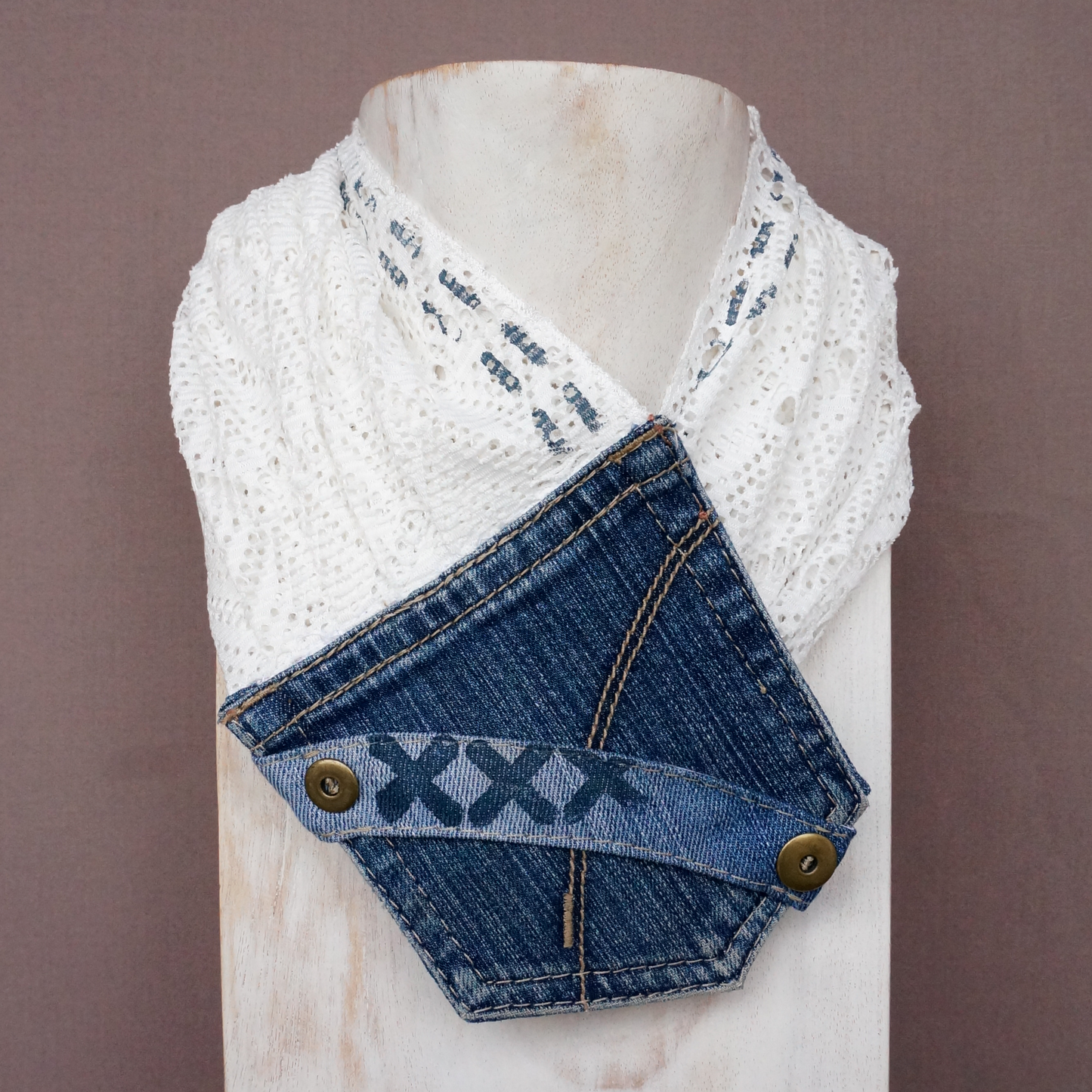 “A Pocket for Stories” - Textile Scarf