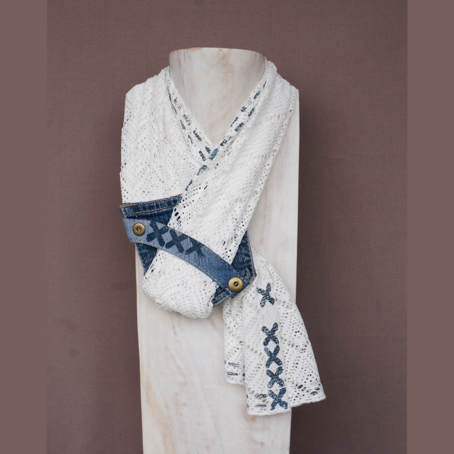 “A Pocket for Stories” - Textile Scarf