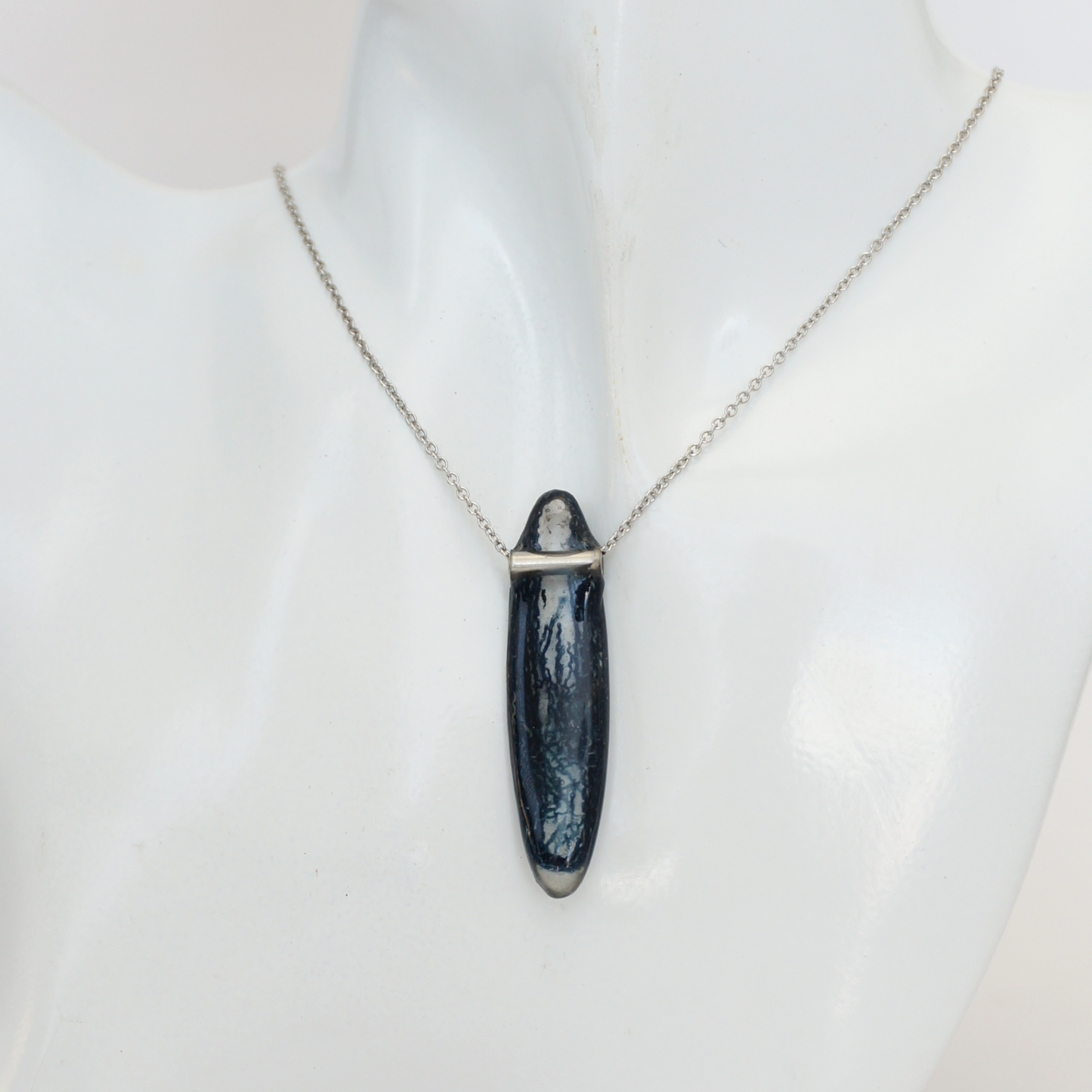Denim Necklace