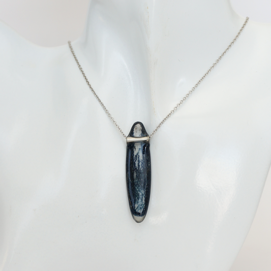 Denim Necklace