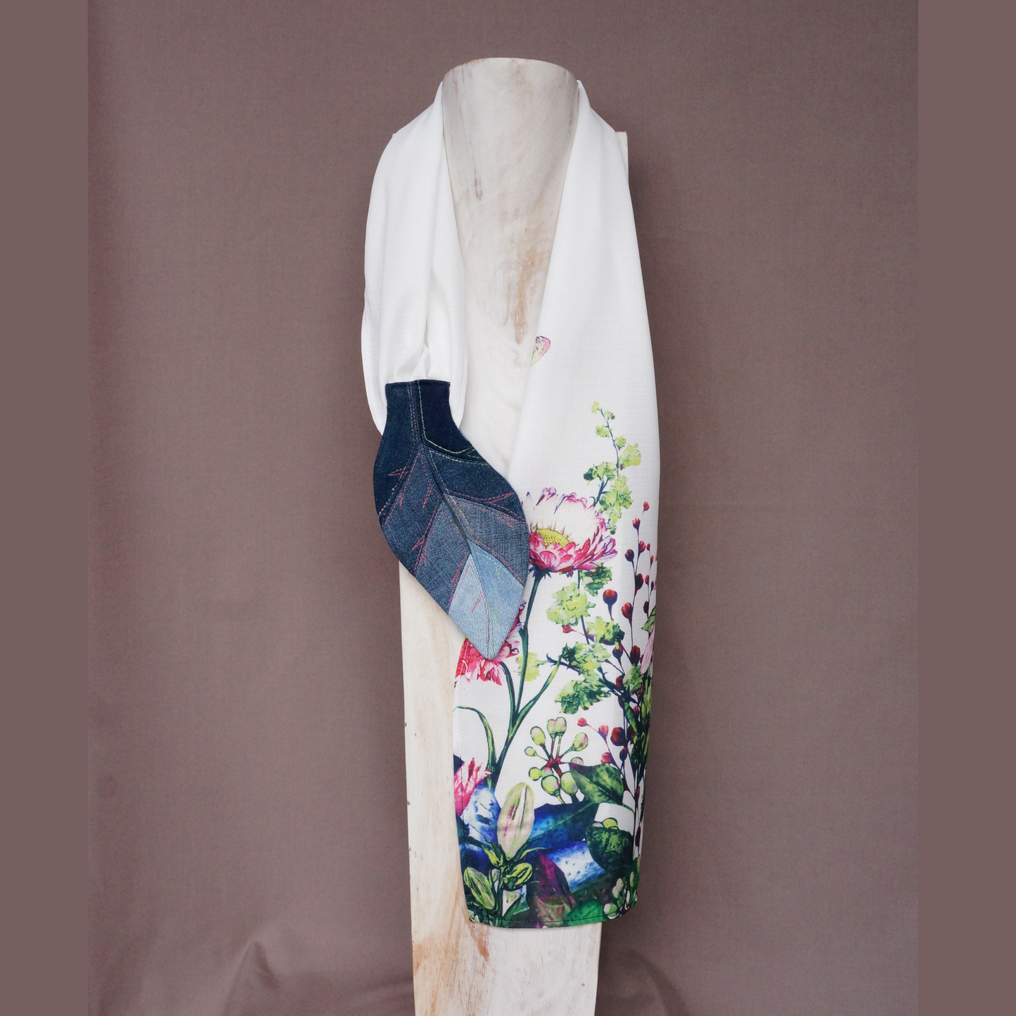 Butterfly in the  Garden - Textile Scarf Scarf